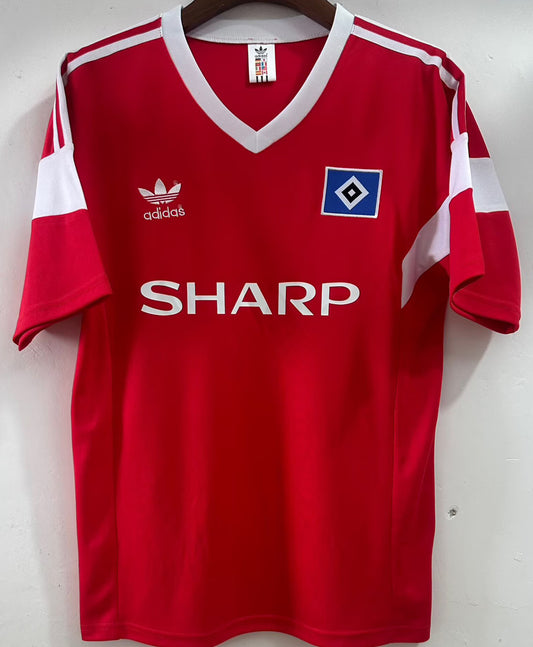 Jersey 1988 Hamburger Visitante Manga corta Versión Fan Retro