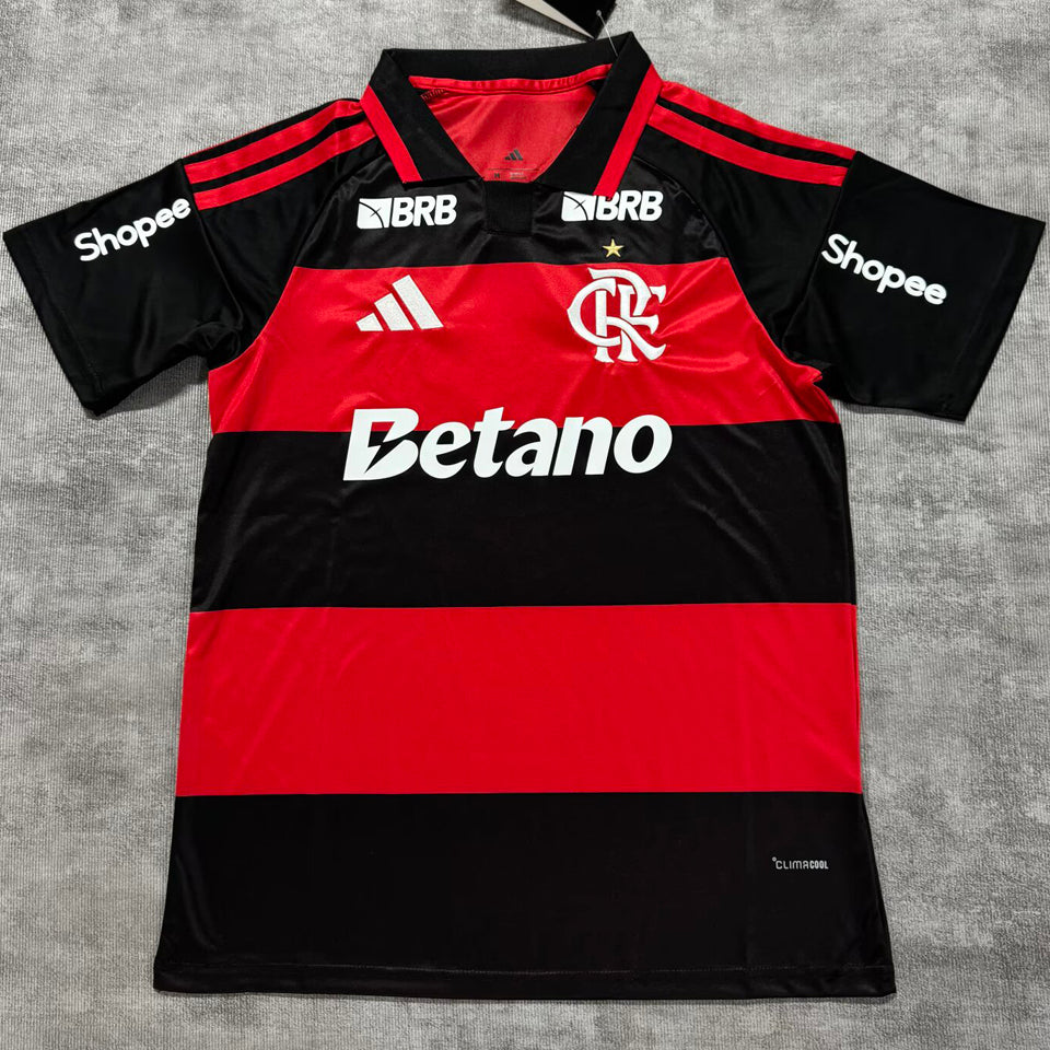 jersey 2026/27 flamengo local manga corta versión fan