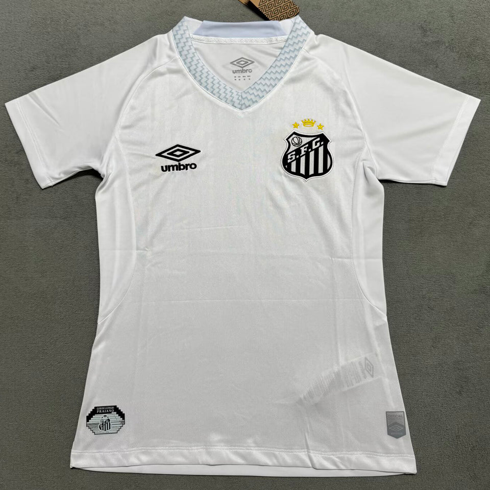 jersey 2025/26 santos local manga corta versión fan
