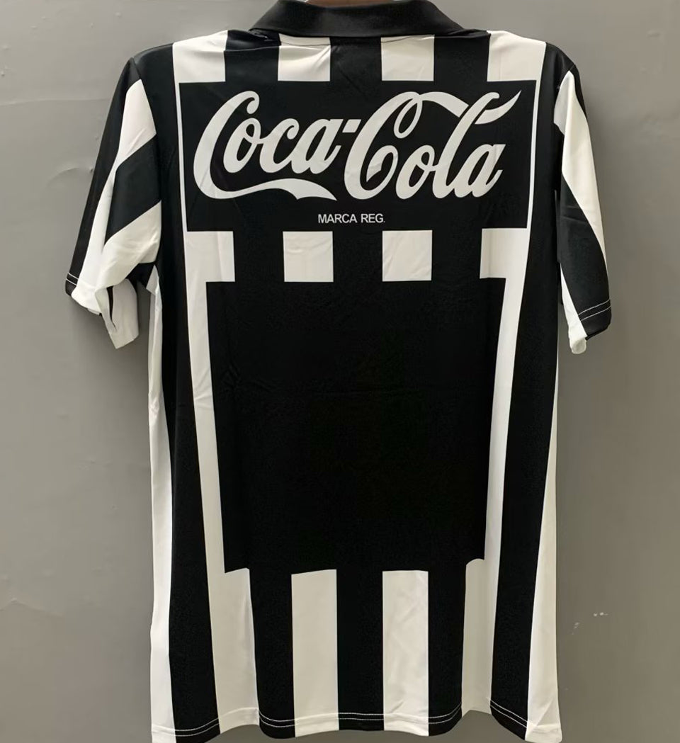 jersey 1992 botafogo local manga corta versión fan retro