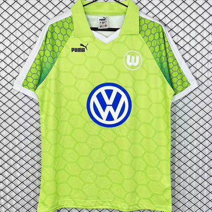 Jersey 1997/1998 Wolfsburg Local Manga corta Versión Fan Retro