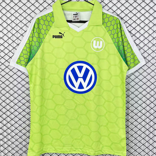 Jersey 1997/1998 Wolfsburg Local Manga corta Versión Fan Retro