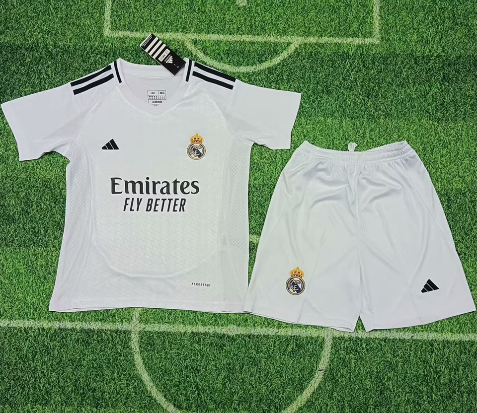 jersey 2024/25 real madrid local manga corta niño