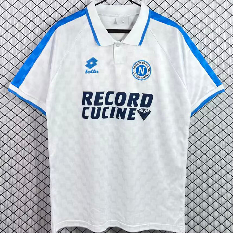 jersey 1995 napoli visitante manga corta versión fan retro