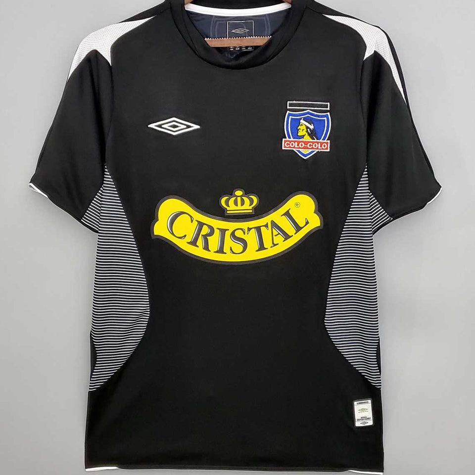 jersey 2006 colo-colo visitante manga corta versión fan retro