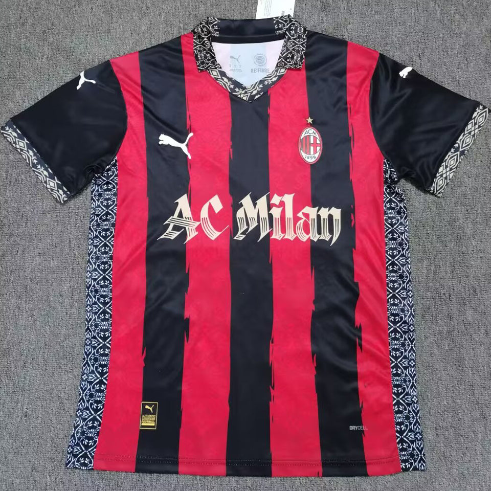 jersey 2025/26 ac milan especial manga corta versión fan