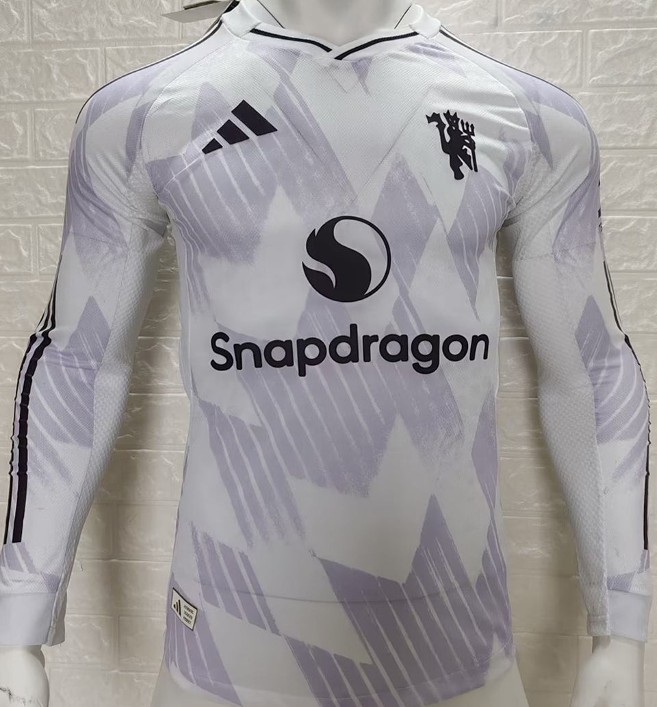 Jersey 2025/26 Manchester United Visitante Manga larga Versión Jugador