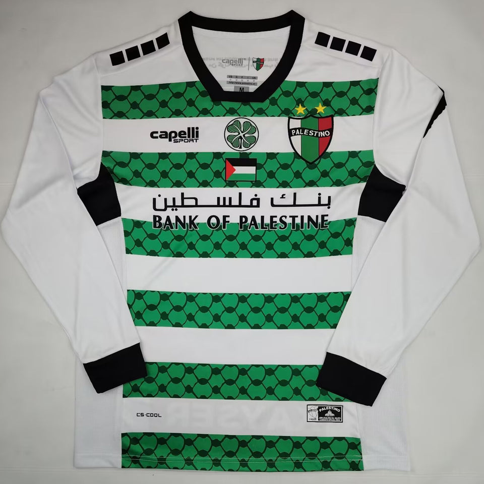 jersey 2024/25 palestino especial manga larga versión fan