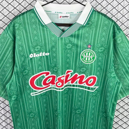 Jersey 1997/1998 Saint-Etienne Local Manga corta Versión Fan Retro