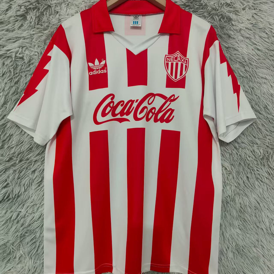 jersey 1994/1995 necaxa local manga corta versión fan retro