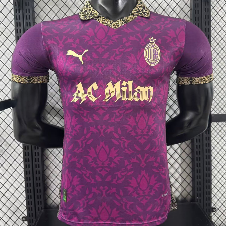 jersey 2025/26 ac milan especial manga corta versión jugador
