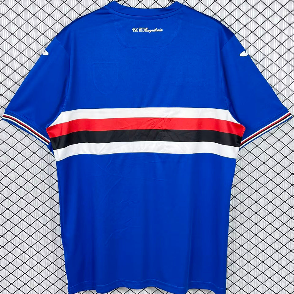 jersey 2016/17 sampdoria local manga corta versión fan retro