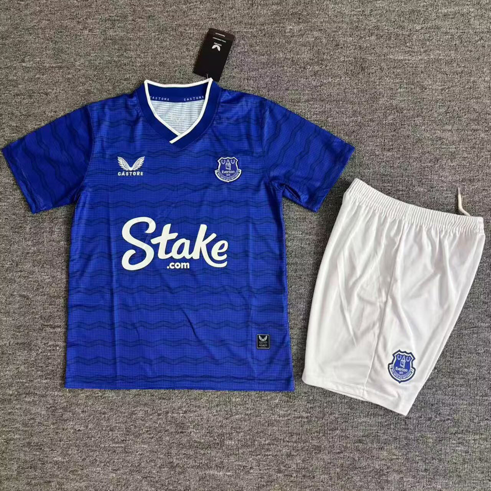 Jersey 2025/26 Everton Local Manga corta Niño