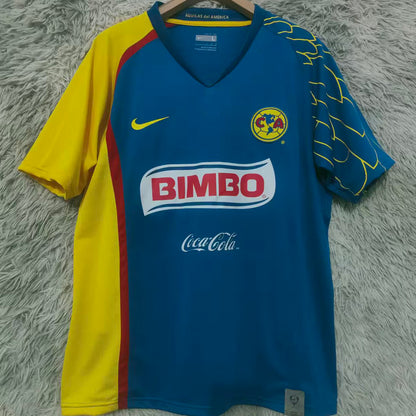 Jersey 2007/2008 Club America Visitante Manga corta Versión Fan Retro