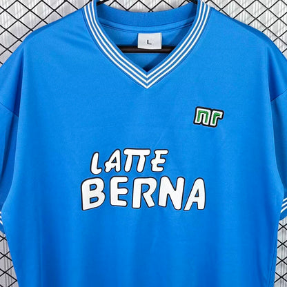 Jersey 1983/1984 Napoli Local Manga corta Versión Fan Retro