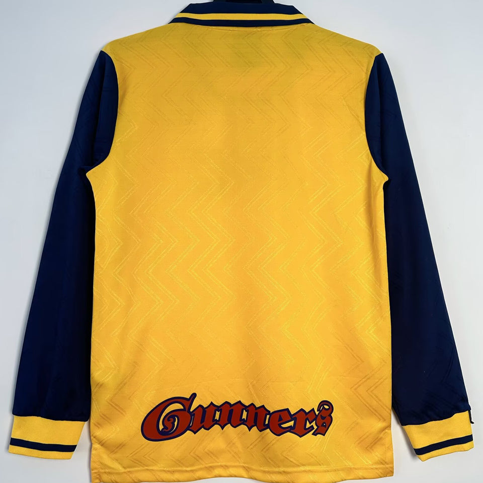 Jersey 1996/98 Arsenal Visitante Manga larga Versión Fan Retro