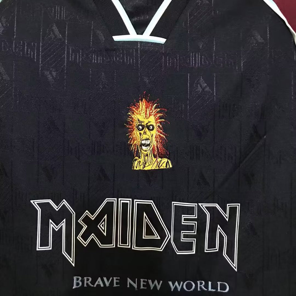 jersey 1999 iron maiden especial manga corta versión fan retro