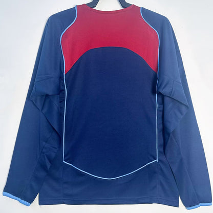 Jersey 2004/05 Atletico de Madrid Visitante Manga larga Versión Fan Retro