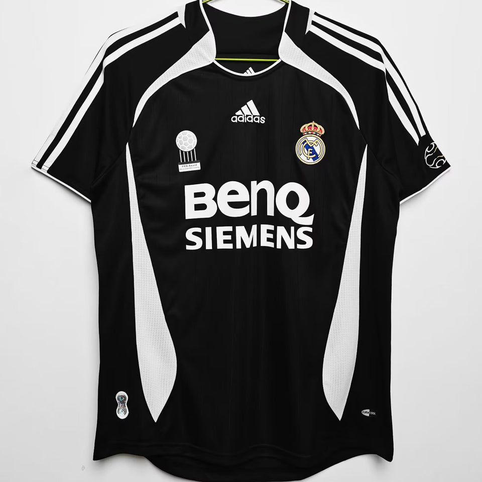jersey 2006/07 real madrid tercero manga corta versión fan retro