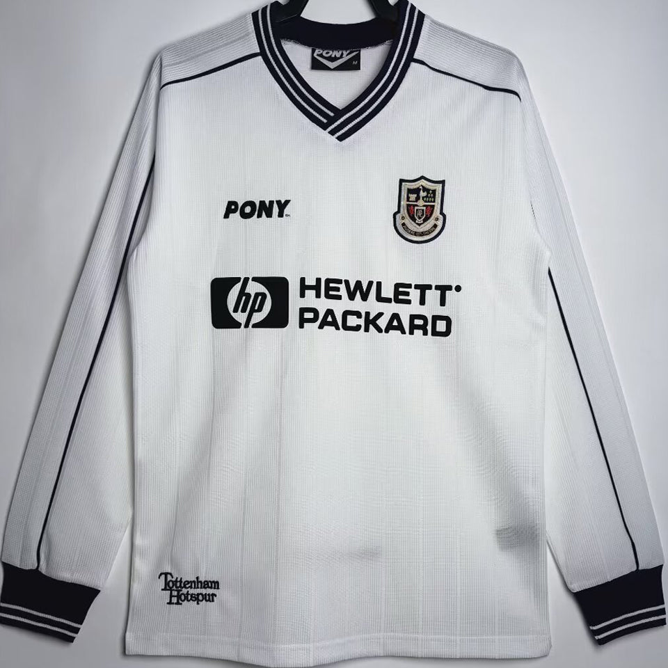 Jersey 1997/99 Tottenham Local Manga larga Versión Fan Retro