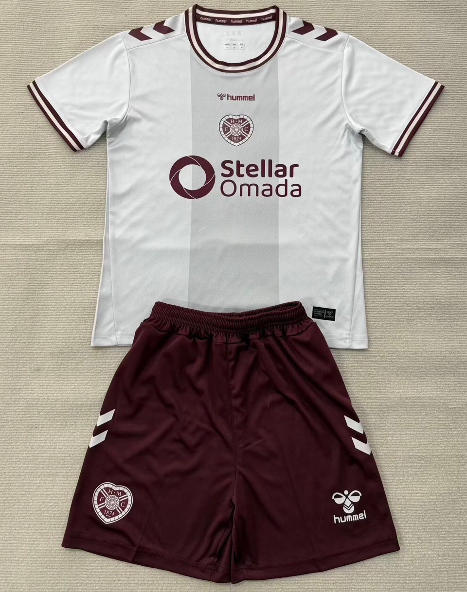 jersey 2026/27 hearts visitante manga corta niño