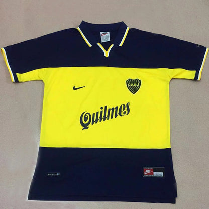 Jersey 1990 Boca Local Manga corta Versión Fan Retro