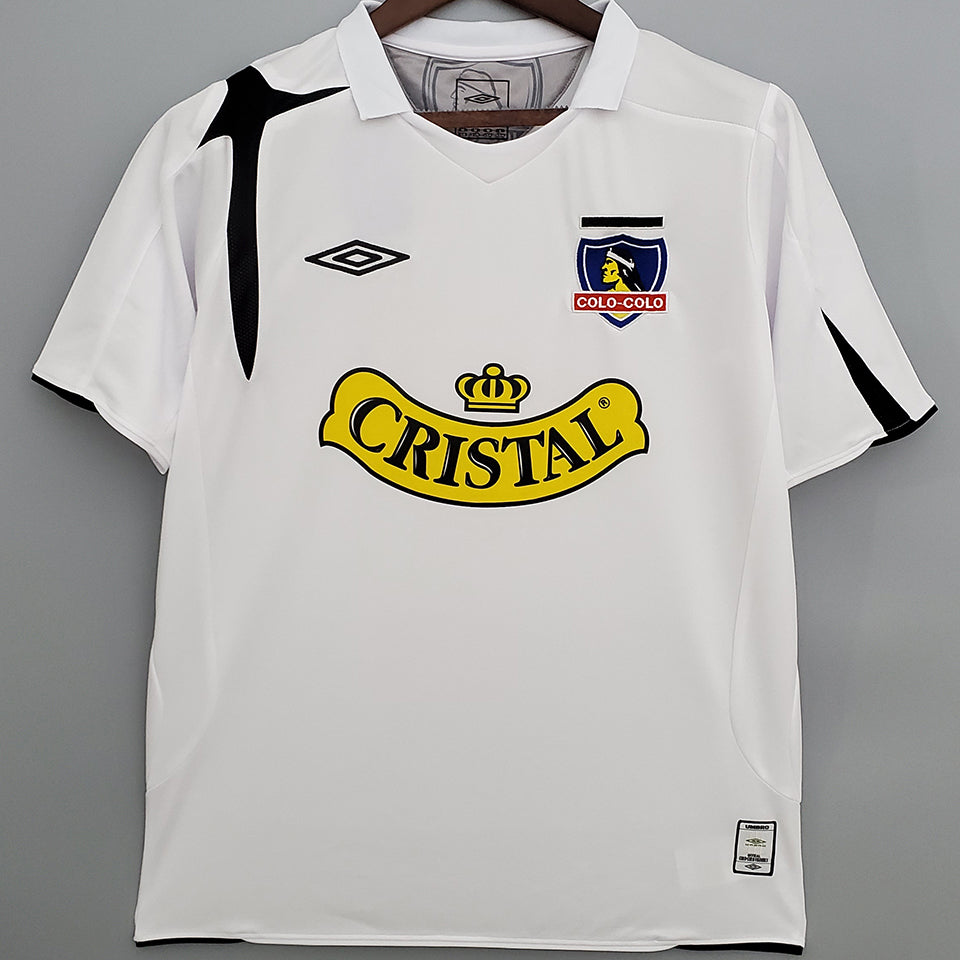 jersey 2006 colo-colo local manga corta versión fan retro