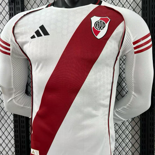 Jersey 2025/26 River Plate Local Manga larga Versión Jugador