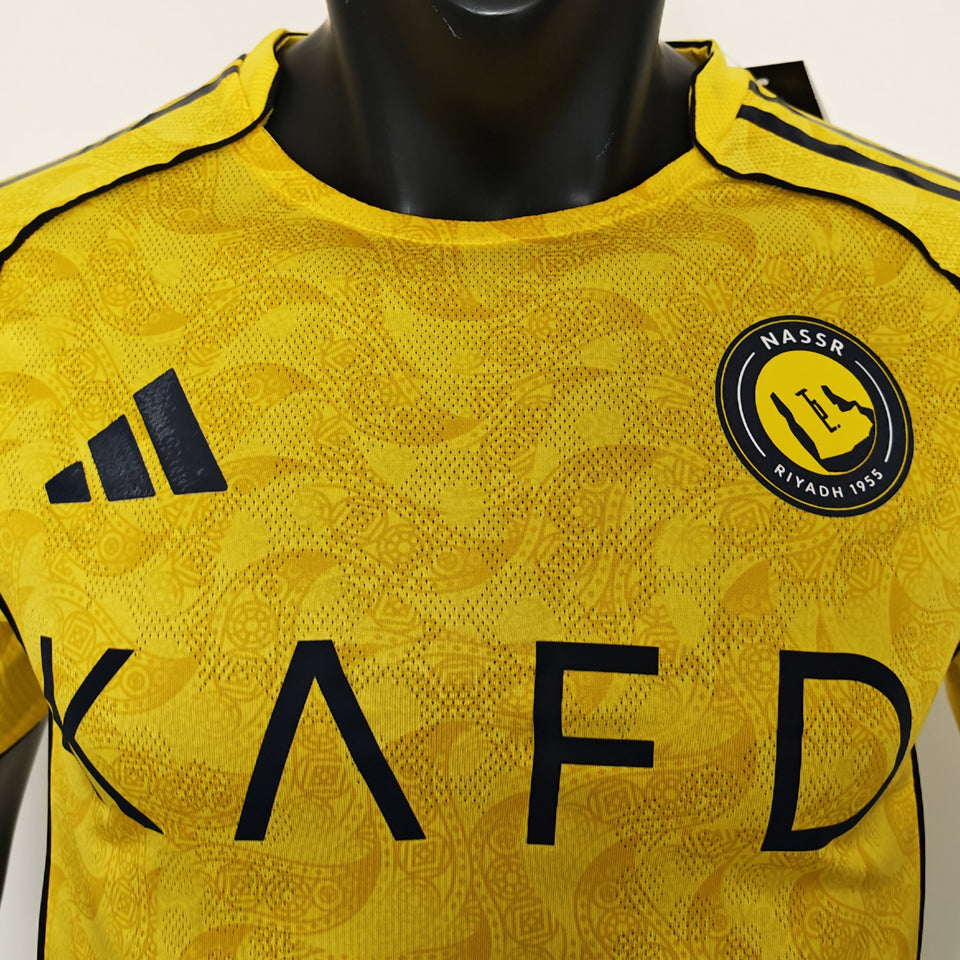 jersey 2025/26 al nassr local manga corta versión jugador