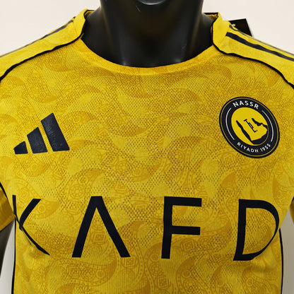 Jersey 2025/26 Al Nassr Local Manga corta Versión Jugador