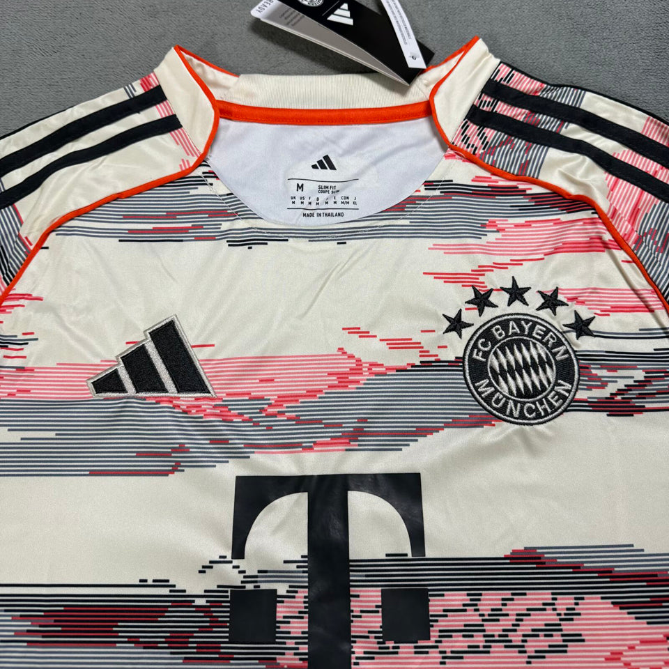 Jersey 2025/26 Bayern Munich Visitante Manga corta Versión Fan