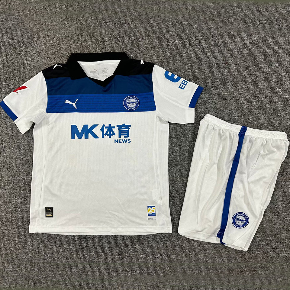 Jersey 2025/26 Alaves Visitante Manga corta Niño