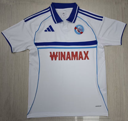 Jersey 2025/26 Strasbourg Visitante Manga corta Versión Fan