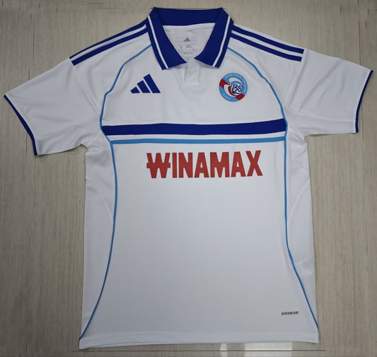Jersey 2025/26 Strasbourg Visitante Manga corta Versión Fan