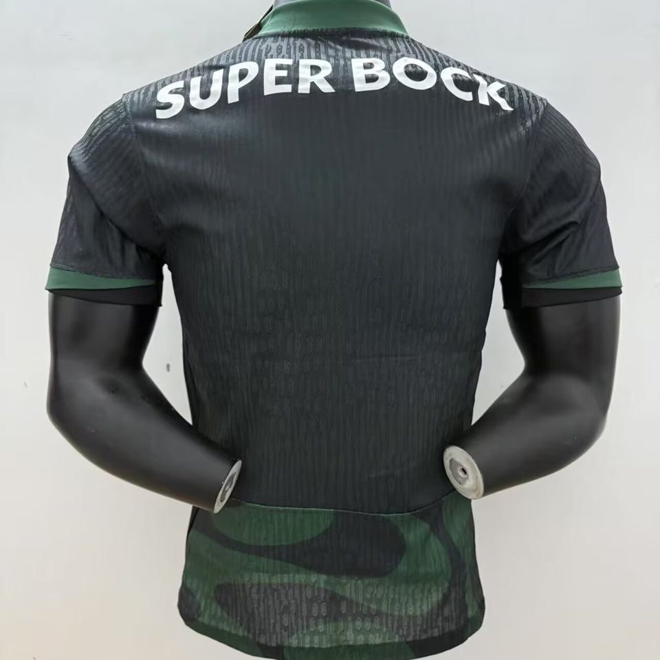 jersey 2025/26 sporting lisbon visitante manga corta versión jugador