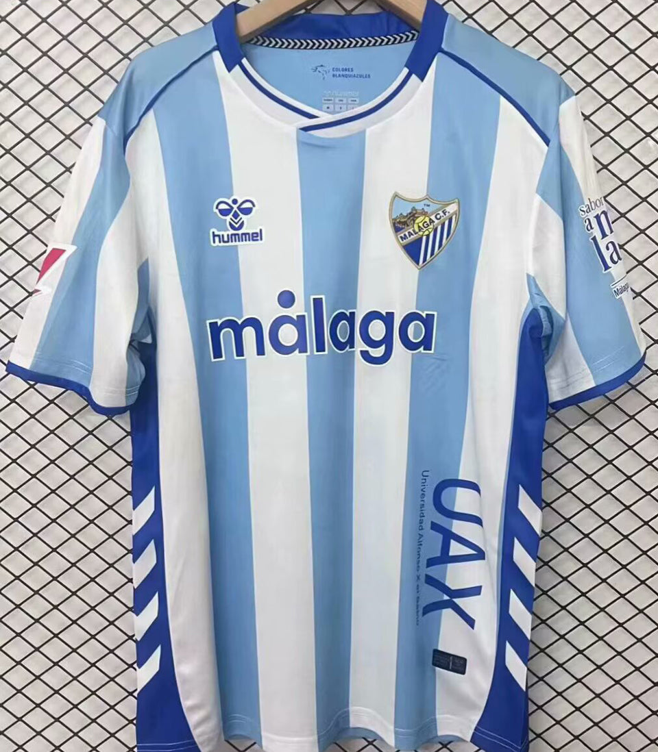 jersey 2025/26 malaga local manga corta versión fan