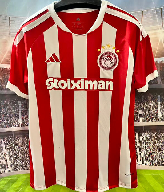 Jersey 2026/27 Olympiacos Local Manga corta Versión Fan