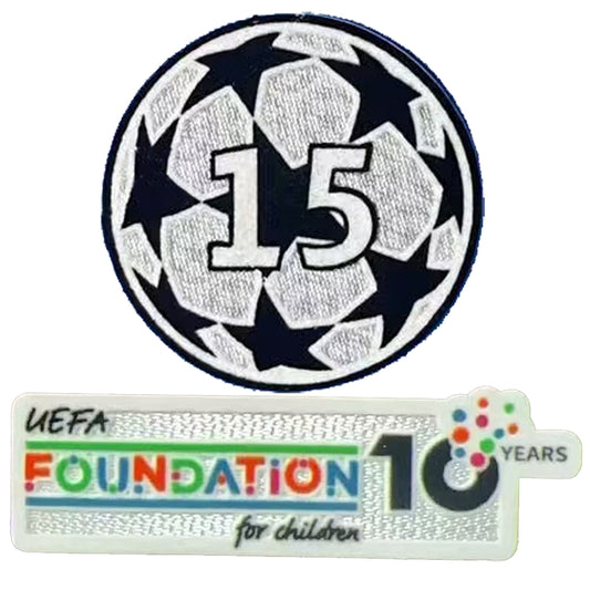 2025/26 Patch UEFA Champions League Cup Parches/Letras