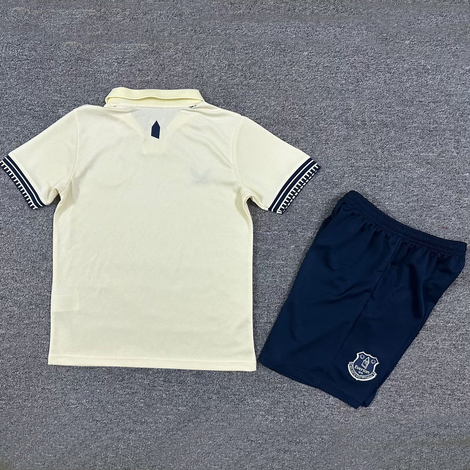 Jersey 2025/26 Everton Visitante Manga corta Niño