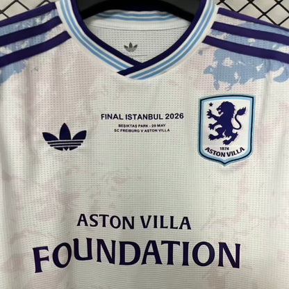 Jersey 2025/26 Aston Villa UEFA Tercero Manga corta Versión Fan