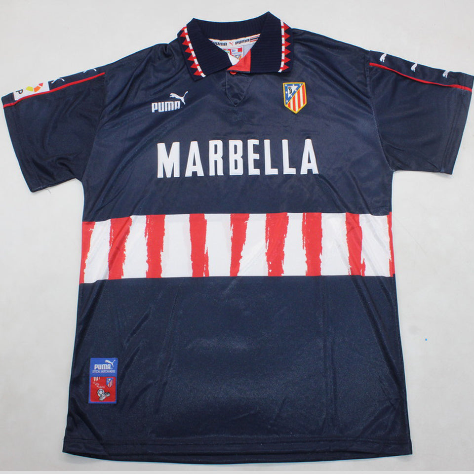 jersey 1997/98 atletico de madrid visitante manga corta versión fan retro