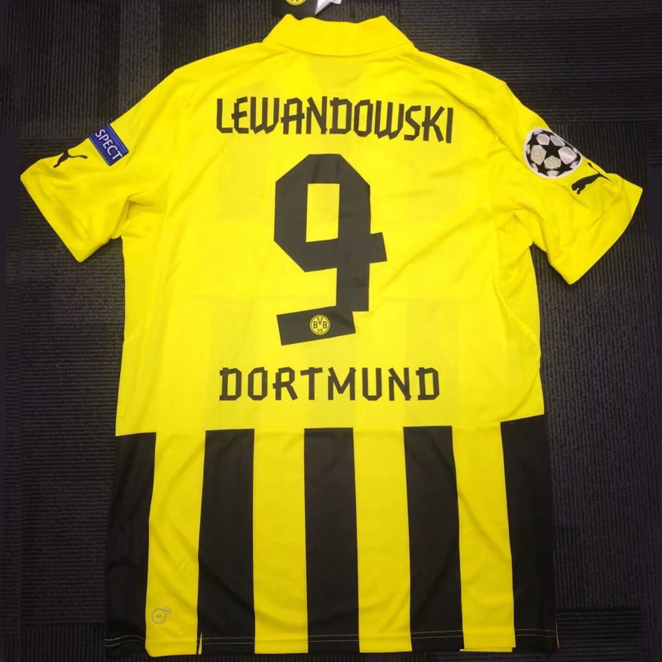 jersey 2012/13 borussia dortmund local manga corta versión fan retro