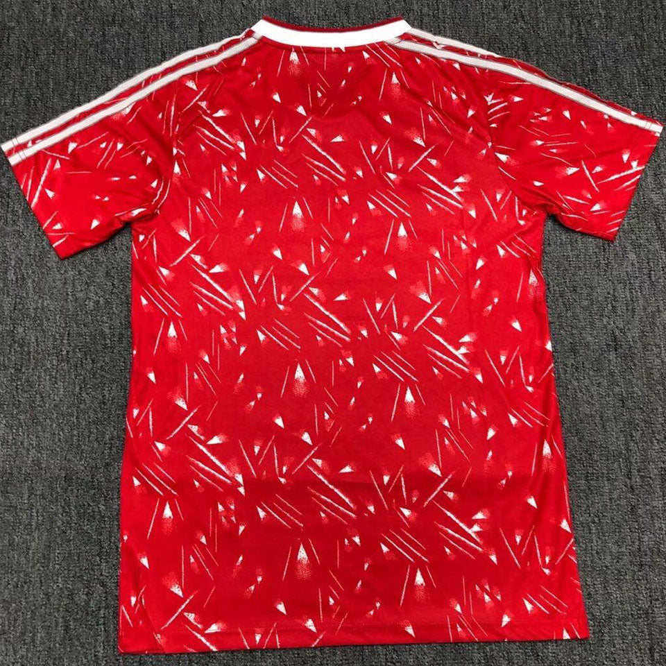 Jersey 1989/91 Liverpool Local Manga corta Versión Fan Retro