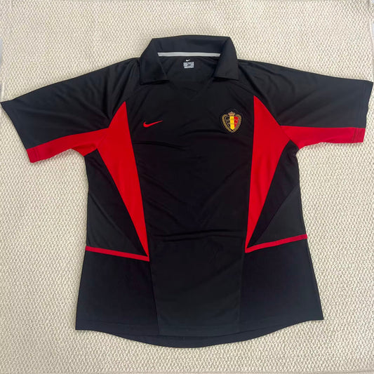 2002 Belgica Visitante Versión Fan Selecciones Retro