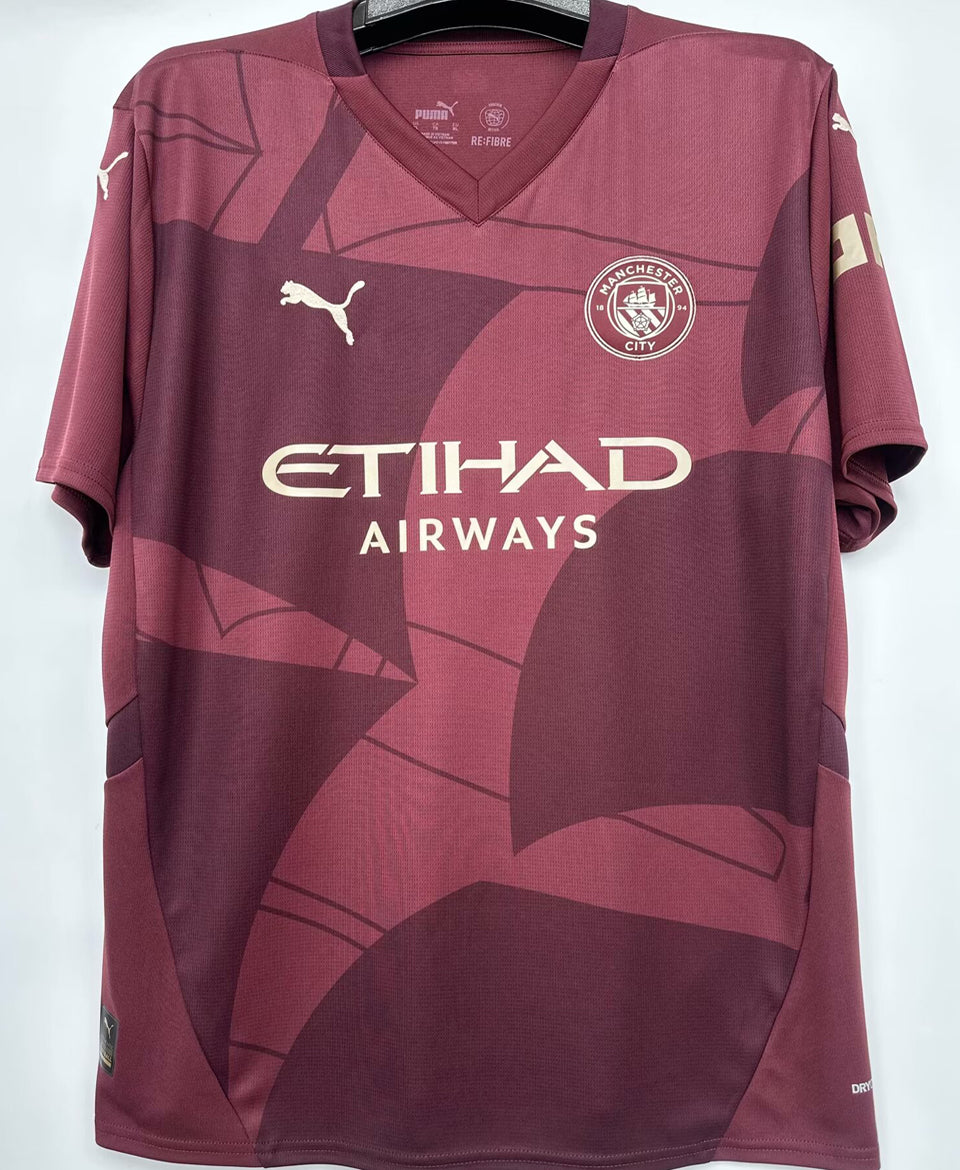 Jersey 2024/25 Manchester City Tercero Manga corta Versión Fan