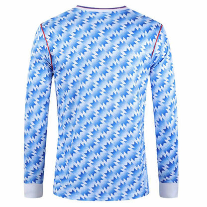 Jersey 1990/92 Manchester United Visitante Manga larga Versión Fan Retro