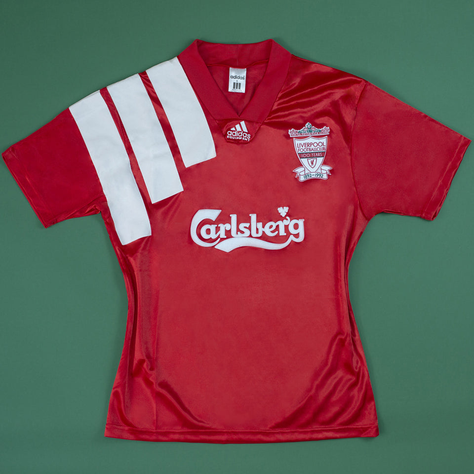 jersey 1992/93 liverpool local manga corta versión fan retro