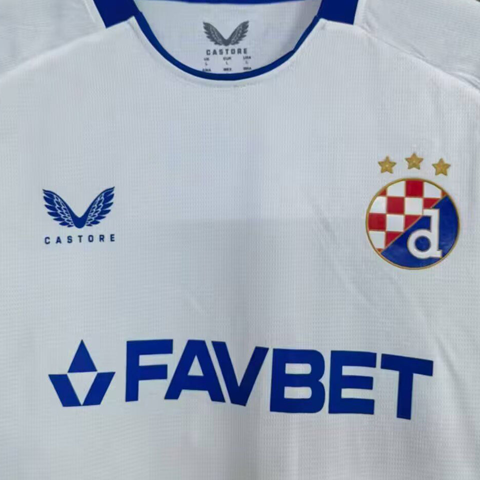 Jersey 2025/26 Dinamo Zagreb Visitante Manga corta Versión Fan