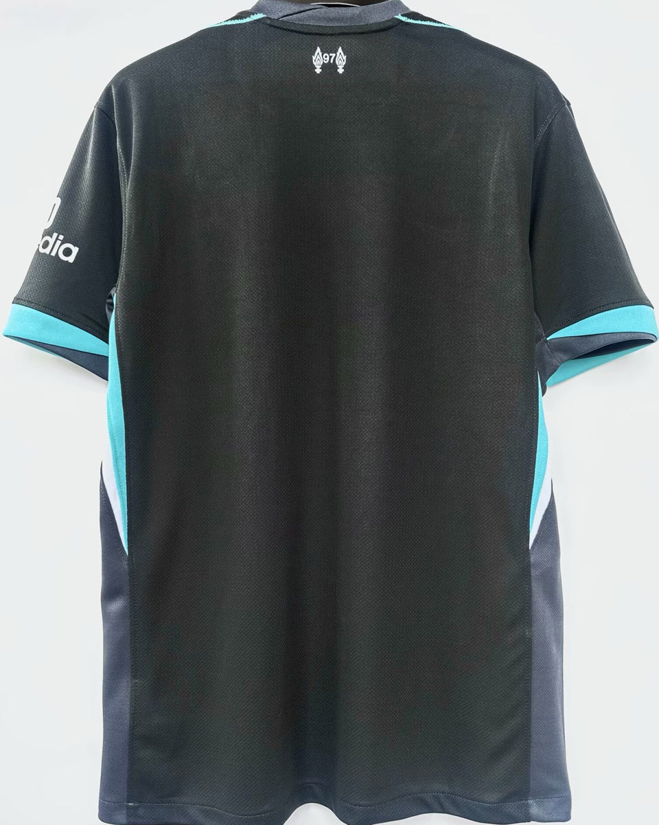 jersey 2024/25 liverpool visitante manga corta versión fan