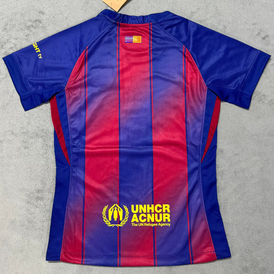 Jersey 2025/26 Barcelona Local Manga corta Mujer